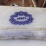 a large antique meat platter called flow blue date 1850 Image 4