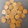 Ireland 1940s to 1960 Mixed Date 1/2 Half Penny Coin Lot Over 50 Coins Image 2