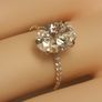 14ct Yellow Gold 3.23 carat Oval Brilliant Lab Diamond Ring Image 5