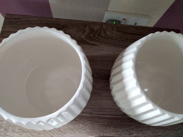 Set of x3 Ceramic Indoor Plant Pots