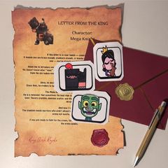 Clash Royale Stickers Gift Letter