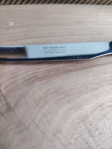 Warriss vintage cheese board and knife