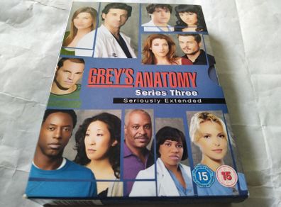 Grey's Anatomy Series 3 Dvd Boxset