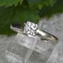 Vintage 1940/50s 0.5ct Diamond Solitaire Ring - 18ct White Gold Image 10