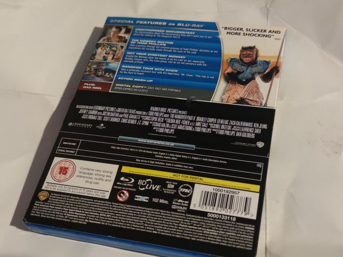 Hangover Part 2 Blu-ray & Dvd