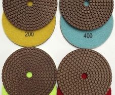 100mm,4" Copper Wet Diamond Polishing Pads 4PC SET