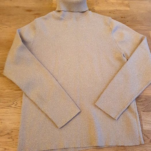 Zara Gorgeous Gold Knit Girl's Jumper Age 10 Yr