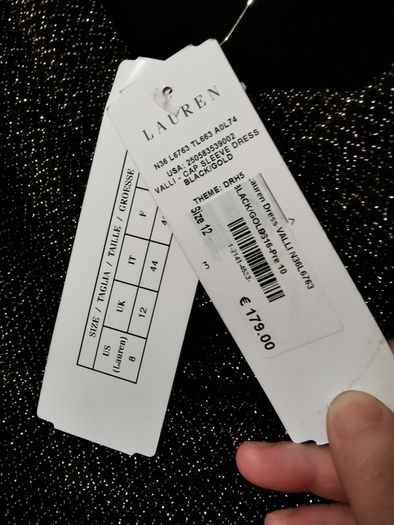 BNWT - Ralph lauren valli dress UK 12