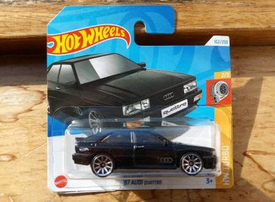 Hot Wheels '87 Audi Quattro Black