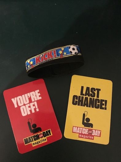 Soccer Red & Yellow Cards & Captain's Armband