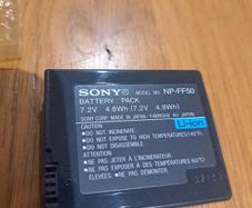 Sony battery pack 7.2V NP-FF50 (x2)