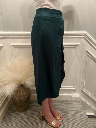 Koton green midi skirt. Size 8