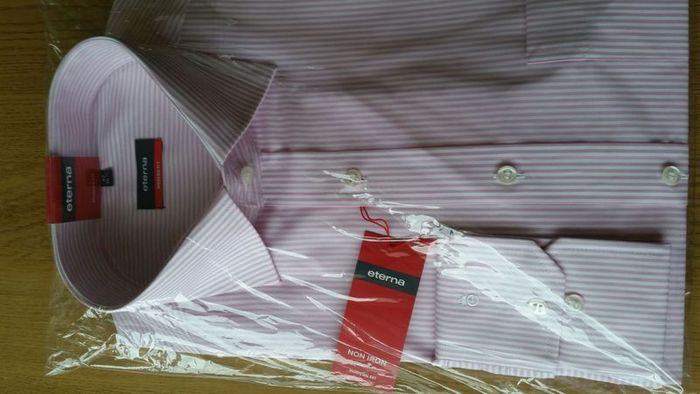 Beautiful NEW eterna shirt size 42 ( 16 .5"   )