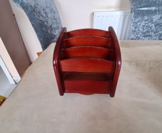 Wooden Swivel Letter Rack