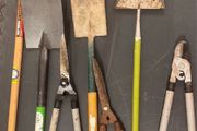 Garden Tools Bundle - Spades Fork Loppers and Edging Tool