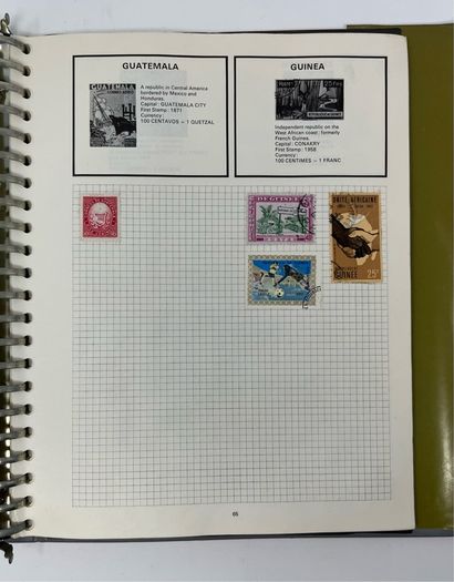 Collection: Used world collection In New World Stamp Album