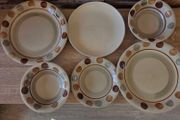 Ceramic dinner plates