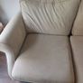 Beige Fabric 3 Seater Sofa Image 3