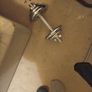 Chrome silver Dumbell 10kg Image 2
