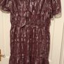 Purple and metalic dress Size 20 Image 4