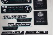 AMG Car Stickers Mercedes Badge turbo G2 Petronas