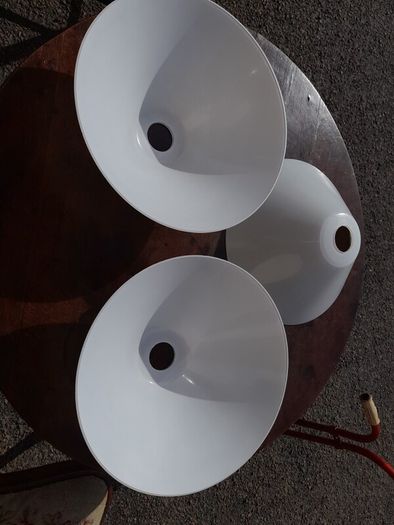Vintage Opaline Glass Shades