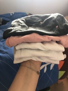 Baby vests (bundle of 5, short and long sleeves)