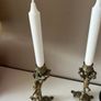 Vintage Solid Brass Candle Holders Image 8