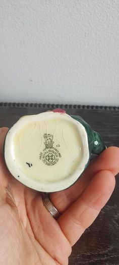 Royal Doulton Miniature Jug - Sairy Gamp - Miniature Jug D 6045 by Leslie Harradine & Harry Fenton