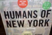 Humans of New York by Brandon Stanton 2013 Hardcover Coffee Table Book Rare Signed Dino Edition