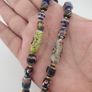 Antique Venetian Style MultiColor Mix Glass & Old Face Glass Pendant Necklace Image 8