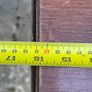 Antique-style single-drawer wooden side table Image 9