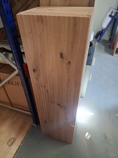 Visobath kyoto flutted tall unit -Costa oak