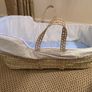 Mosses Basket with Basket Stand - Mamas and Papas (Perfect Condition) Image 4