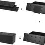 NEW SALE | 110 cm Ottoman Storage Box, Foldable Storage Bench, Chest with Lid, Footstool, Padded Seat, Synthetic Leather, Load Capacity 300 kg, Classic Black Image 6