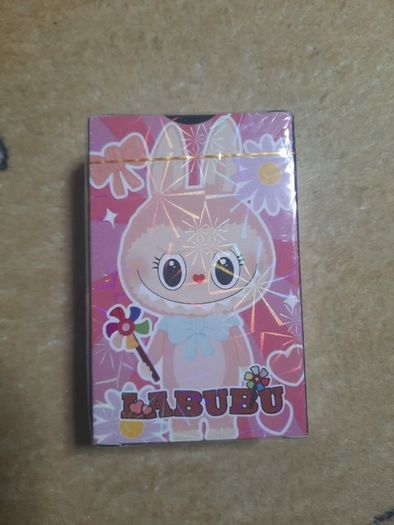 labubu collectors cards and stickers pack