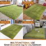 Super Soft Velvet Shag Area Rug Modern Indoor Fluffy Rugs, Cute Furry Bedroom Carpets, Suitable as Bedroom Rug Home Decor Nursery Rugs Kids Mat, 122 X 183cm Camel MULTIPLE SIZES/COLOURS AVAILABLE (FREE SHIPPING) Image 3