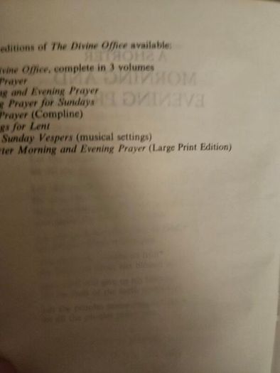 A Short Morning And Evening Prayer Mistle. 1984 3rd Evening  Softback In Good Condition. See Photos For Same.