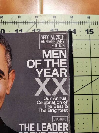 GQ 20th Anniversary Man of the Year