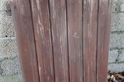 Traditional wooden garden gate