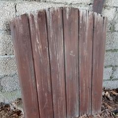 Traditional wooden garden gate
