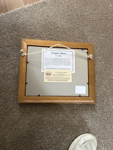 Phillip Gray framed original print of the Gougan Barra Co. Cork