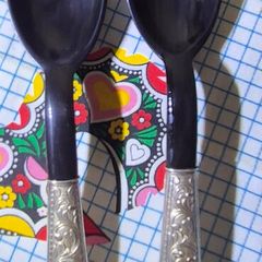 sterling silver salad servers