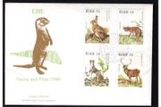 1980 Ireland Fauna &amp; Flora Wildlife Commemorative Stamps  Post &amp; Telegraph First Day Cover (FDC)