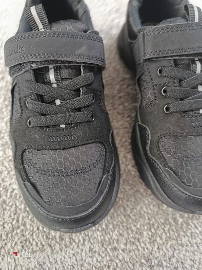 New.CLARKS boy's school shoes. UK12G