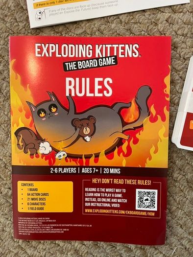 Exploding Kittens The Board Game