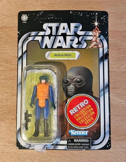 Star Wars Walrus Man 3.75 " Scale (Unpunctured) From The New Retro Collection New & Unopened