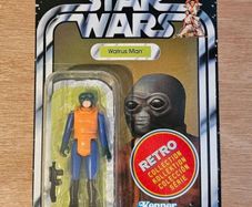 Star Wars Walrus Man 3.75 " Scale (Unpunctured) From The New Retro Collection New & Unopened