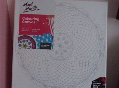 Colouring canvas, art supplies, Mont Marte canvas,Craft