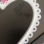 home decor heart chalk board Image 2